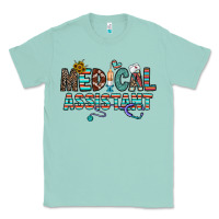 Seafoam medical asistant Classic Tee - CowhideDigitalArt
