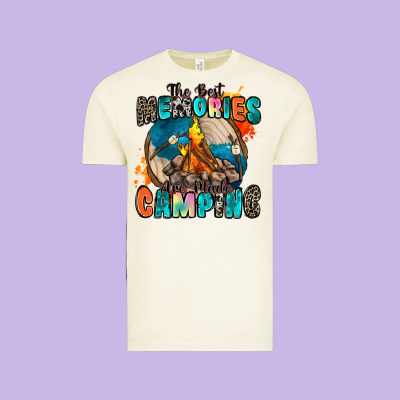 The Best Memories Are Made Camping Vintage Tee Designed By Zillion Design Studio