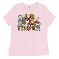 Bubblegum Pink pe teacher Ladies Tee - AdoDesignShop
