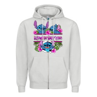 Dove Grey preview flower stitch kindergarten Zipper Hoodie - AdoDesignShop