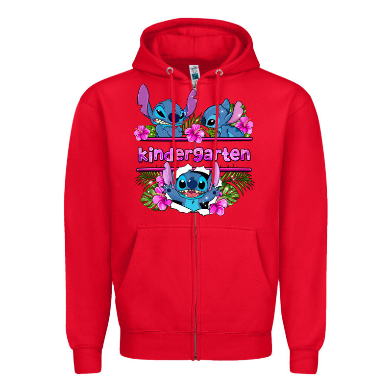 Preview Flower Stitch Kindergarten Zipper Hoodie by AdoDesignShop | Teevron