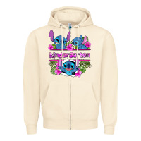 Sandshell preview flower stitch kindergarten Zipper Hoodie - AdoDesignShop