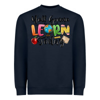 Navy yall gonna learn today Heavyweight Sweatshirt - MaliasSmallBusiness