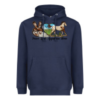 Navy peace love appaloosa horse Heavyweight Hoodie - LillyAllenDesigns