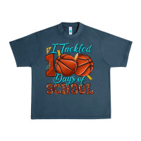 Midnight Navy i tackled 100days of school basketball Urban Heavy Tee - texasbilliewilder