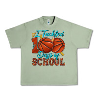 Oil Green i tackled 100days of school basketball Urban Heavy Tee - texasbilliewilder