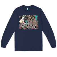 Navy not today heifer Long Sleeve Tee - SublimationCraftShop