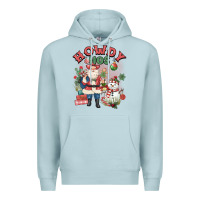 Blue Mist howdy hos Premium Hoodie - MaliasSmallBusiness
