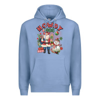 Colony Blue howdy hos Premium Hoodie - MaliasSmallBusiness