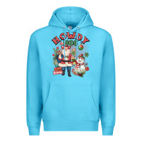 Ocean Blue howdy hos Premium Hoodie - MaliasSmallBusiness