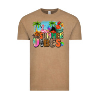 Vintage Coffee summer vibes camp Vintage Tee - Zillion Design Studio