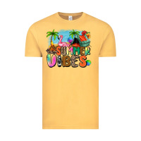 Vintage Mustard summer vibes camp Vintage Tee - Zillion Design Studio