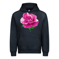 Navy Parade Day Rose Urban Hoodie - LillyAllenDesigns