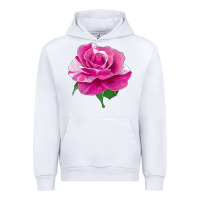 White Parade Day Rose Urban Hoodie - LillyAllenDesigns
