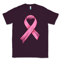 Plum pink ribbon Classic Tee - HRA Design Shop