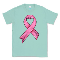 Seafoam pink ribbon Classic Tee - HRA Design Shop