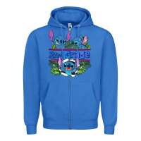 True Royal preview flower stitch 2nd grade Zipper Hoodie - AdoDesignShop