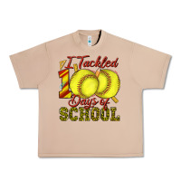 Burro i tackled 100days of school softball Urban Heavy Tee - texasbilliewilder