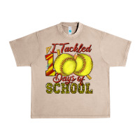 French Oak i tackled 100days of school softball Urban Heavy Tee - texasbilliewilder