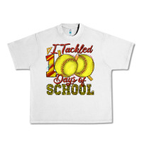I Tackled 100days Of School Softball Urban Heavy Tee | Teevron