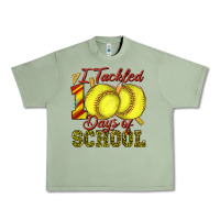 Oil Green i tackled 100days of school softball Urban Heavy Tee - texasbilliewilder