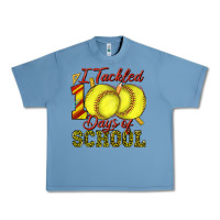 Pebble Blue i tackled 100days of school softball Urban Heavy Tee - texasbilliewilder