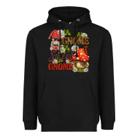 Black gnome sweet gnome Heavyweight Hoodie - BarkalooDesign
