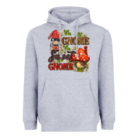 Heather Grey gnome sweet gnome Heavyweight Hoodie - BarkalooDesign