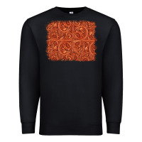Black serape turquoise  leather background Premium Sweatshirt - Jasminsmagicworld