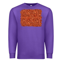 Purple serape turquoise  leather background Premium Sweatshirt - Jasminsmagicworld