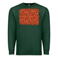 Sports Green serape turquoise  leather background Premium Sweatshirt - Jasminsmagicworld