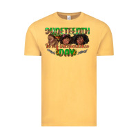 Vintage Mustard juneteenth in my independence day Vintage Tee - texasbilliewilder