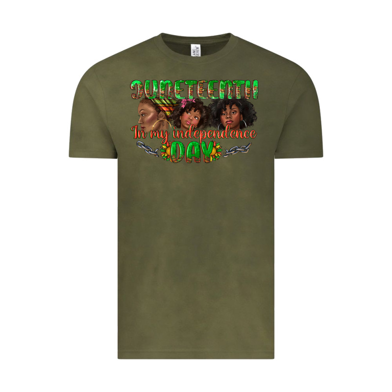 Juneteenth In My Independence Day Vintage Tee by texasbilliewilder | Teevron