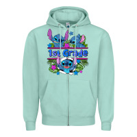 Preview Flower Stitch 1st Grade Zipper Hoodie | Teevron