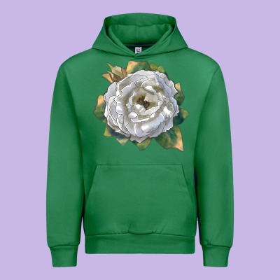 Pillow Fight Rose Urban Hoodie Designed By Lillyallendesigns