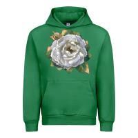 Emerald Pillow Fight Rose Urban Hoodie - LillyAllenDesigns
