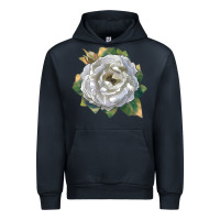 Navy Pillow Fight Rose Urban Hoodie - LillyAllenDesigns