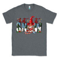 Charcoal Heather let it snow Classic Tee - FaDigitalArtStudio