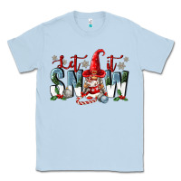 Dusty Blue let it snow Classic Tee - FaDigitalArtStudio