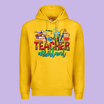 Teacher Assistant Premium Hoodie Designed By Nancycooperartshop