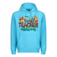 Ocean Blue teacher assistant Premium Hoodie - NancyCooperArtShop