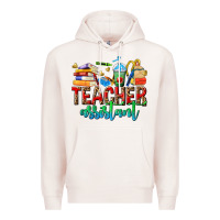 Pale Pink teacher assistant Premium Hoodie - NancyCooperArtShop