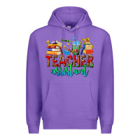 Purple teacher assistant Premium Hoodie - NancyCooperArtShop