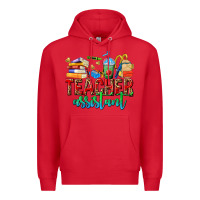 Red teacher assistant Premium Hoodie - NancyCooperArtShop