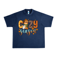Navy cozy season Urban Heavy Tee - Zillion Design Studio