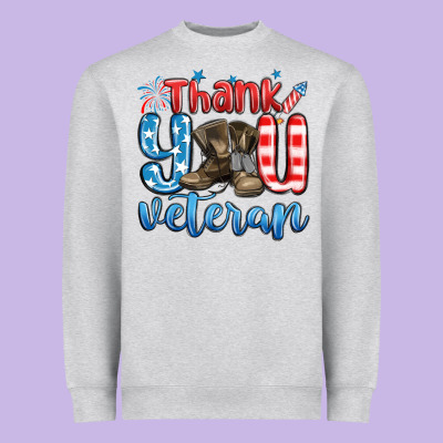 Heavyweight Sweatshirt thank you veteran