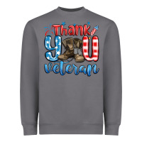 Storm thank you veteran Heavyweight Sweatshirt - MaliasSmallBusiness