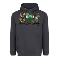 Smoke Peace Love Donkey Head Heavyweight Hoodie - LillyAllenDesigns
