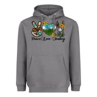 Storm Peace Love Donkey Head Heavyweight Hoodie - LillyAllenDesigns