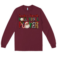 Burgundy afro santa's favorite volleyball player for christ Long Sleeve Tee - FaDigitalArtStudio